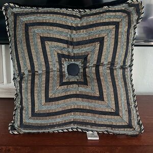 Striped Square Throw Pillow